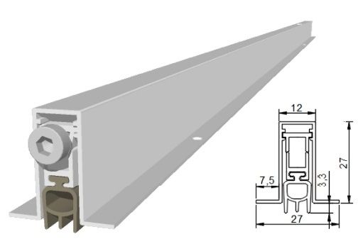 Автопорог FORBSA OMEGA (12х27) 1220 (-220 мм)