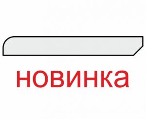 Плинтус 75*10*2070мм. ЭКО-шпон Дуб серый FL