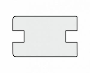 Планка 734П (60/38/2800) Бежевый